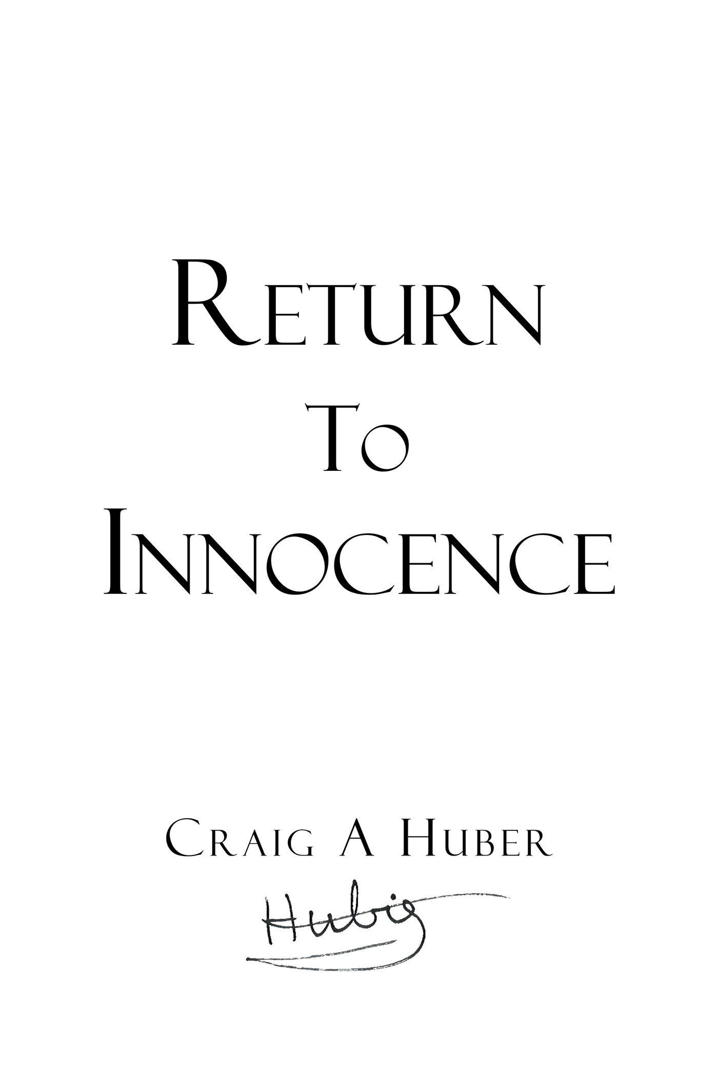 Return to Innocence Cover Image